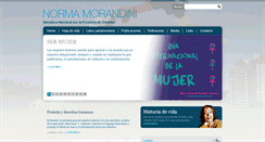 Desktop Screenshot of normamorandini.com.ar